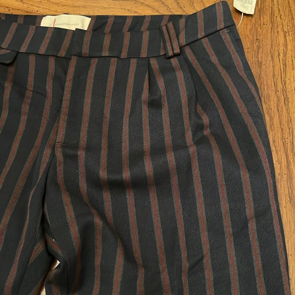 Anthropologie low rise striped flare  pants, size 2, NWT - Picture 6 of 14